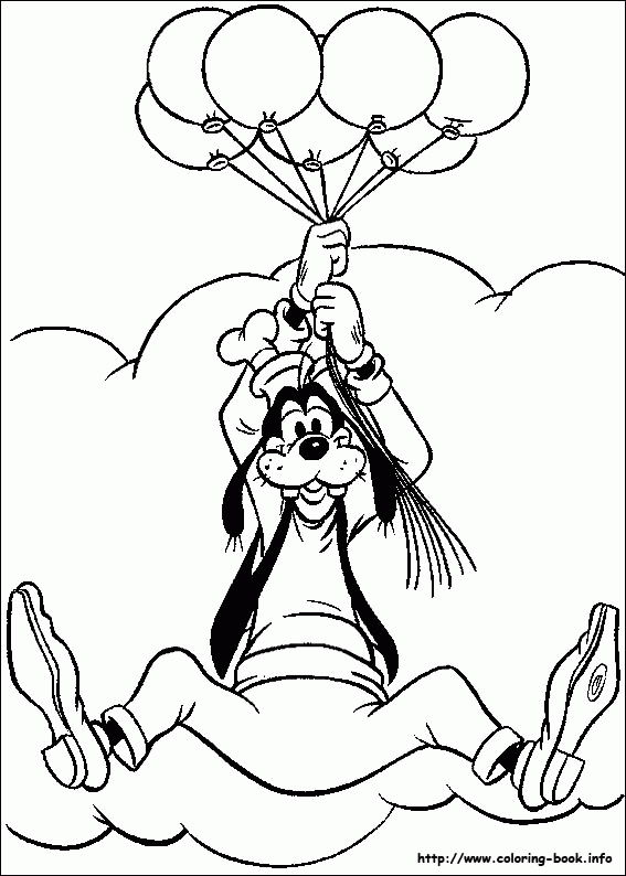 Goofy kolorowanki